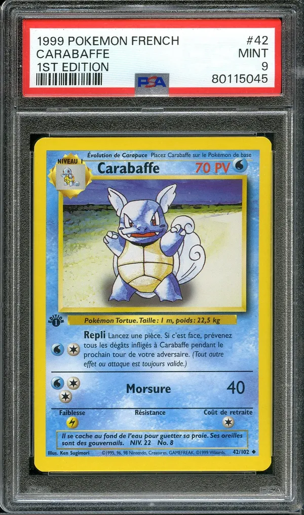 PSA 9 Carabaffe