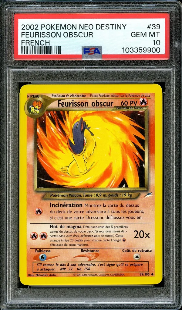 PSA 10 Feurisson Obscur