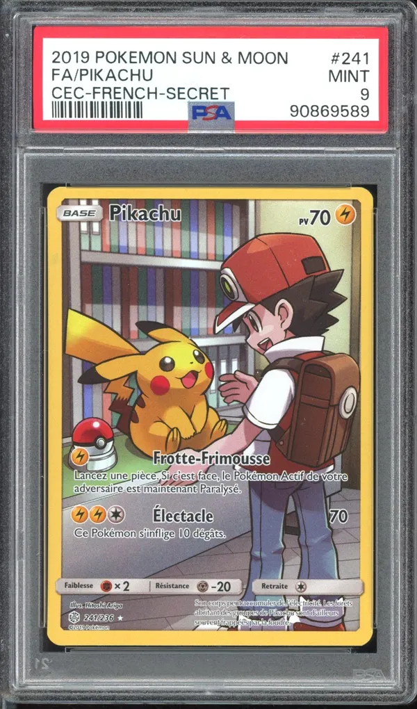 PSA 9 Pikachu