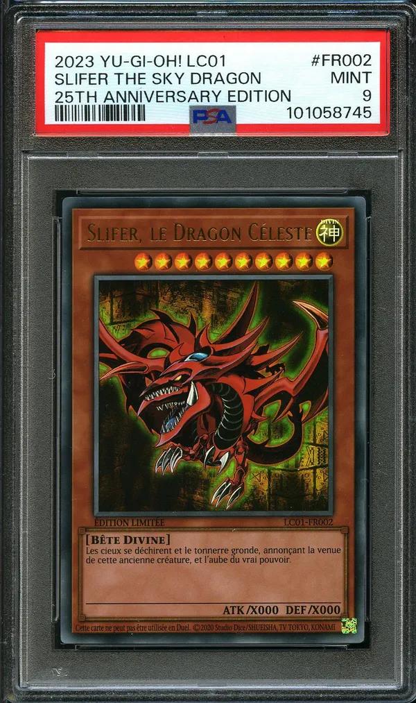 PSA 9 Slifer, Le Dragon Céleste