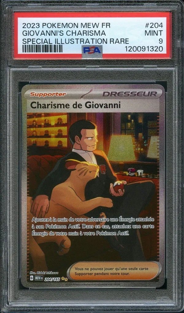 PSA 9 Charisme de Giovanni