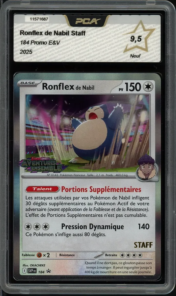PCA 9.5 Ronflex de Nabil Holo Prerelease Staff