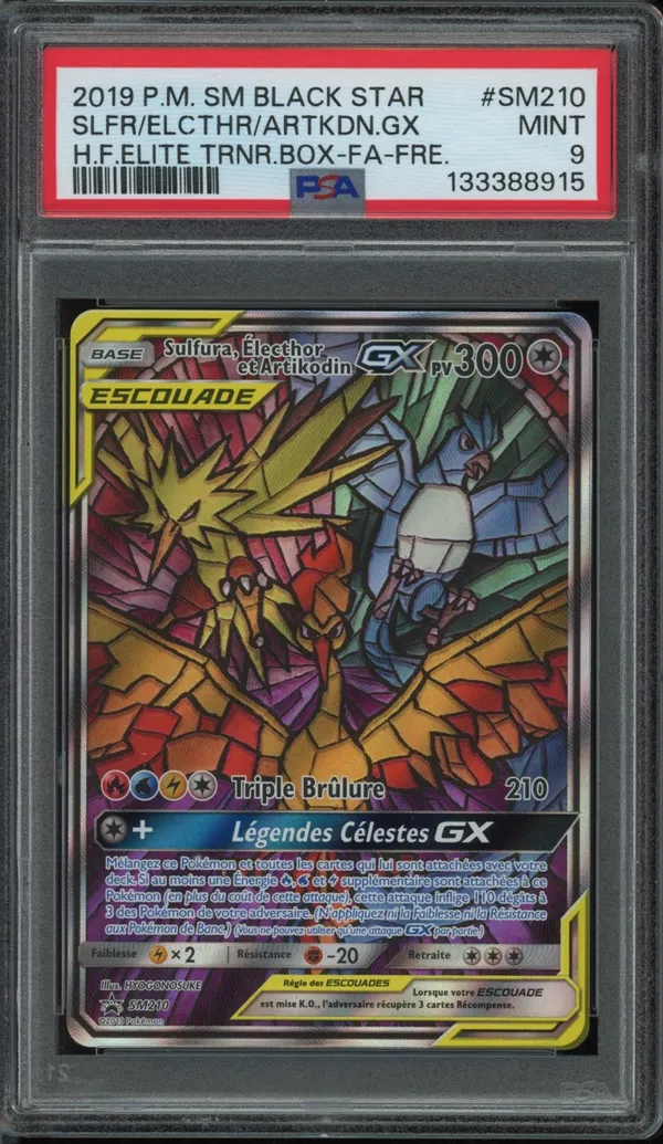 PSA 9 Sulfura, Électhor et Artikodin Gx