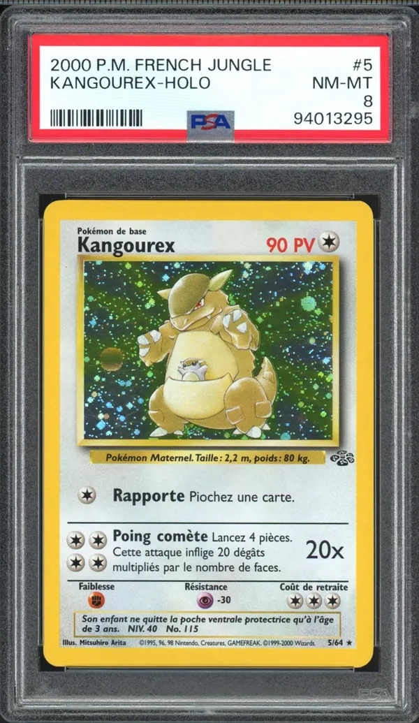 PSA 8 Kangourex Holo