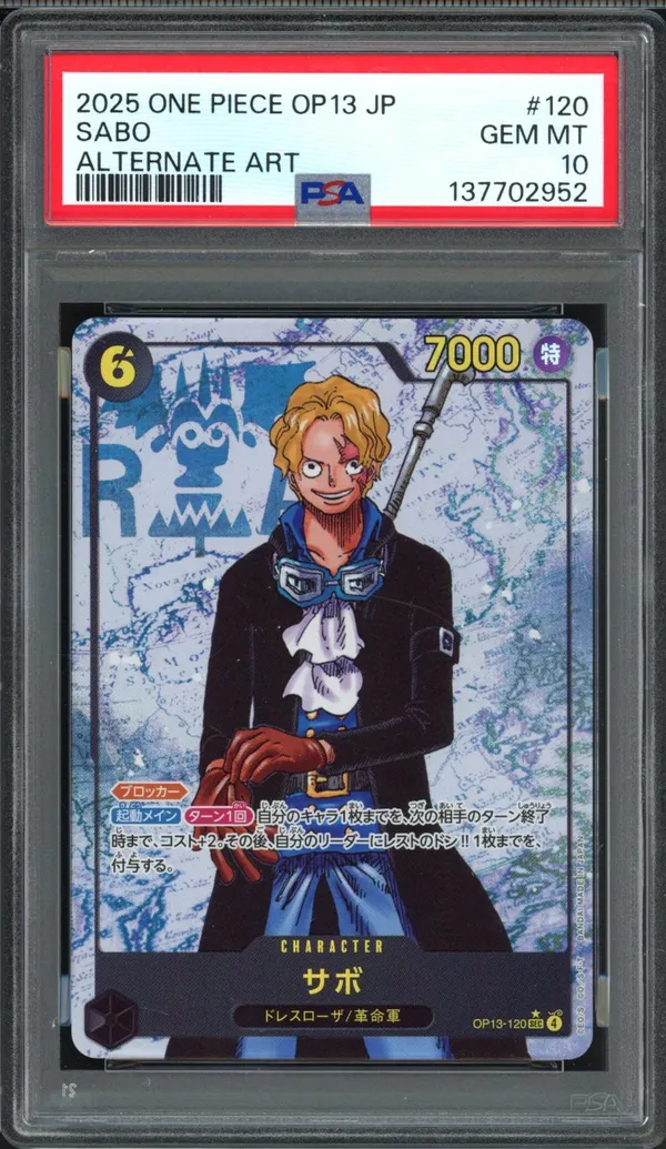 PSA 10 Sabo