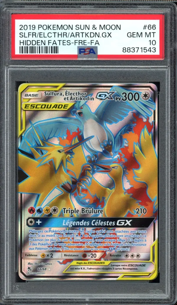 PSA 10 Sulfura, Électhor et Artikodin Gx
