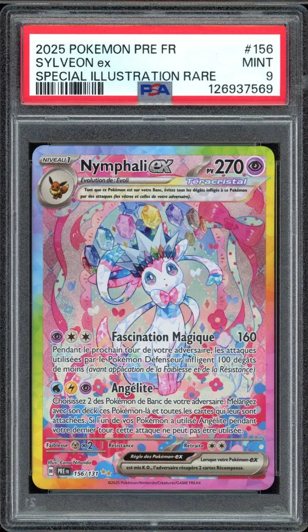 PSA 9 Nymphali Ex