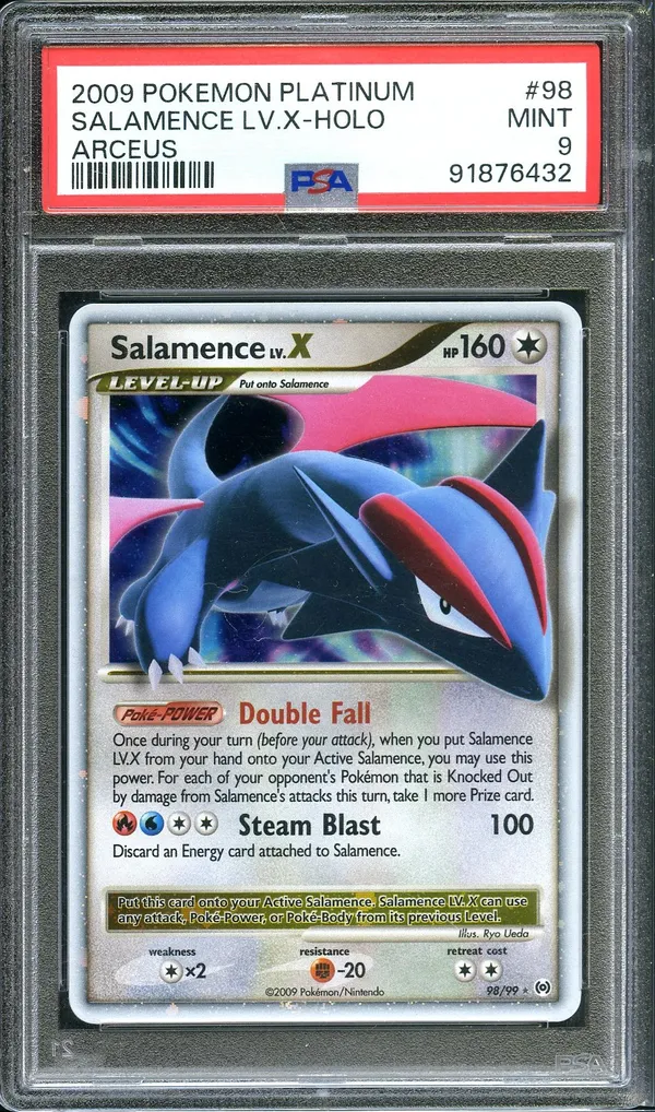 PSA 9 Salamence LV. X