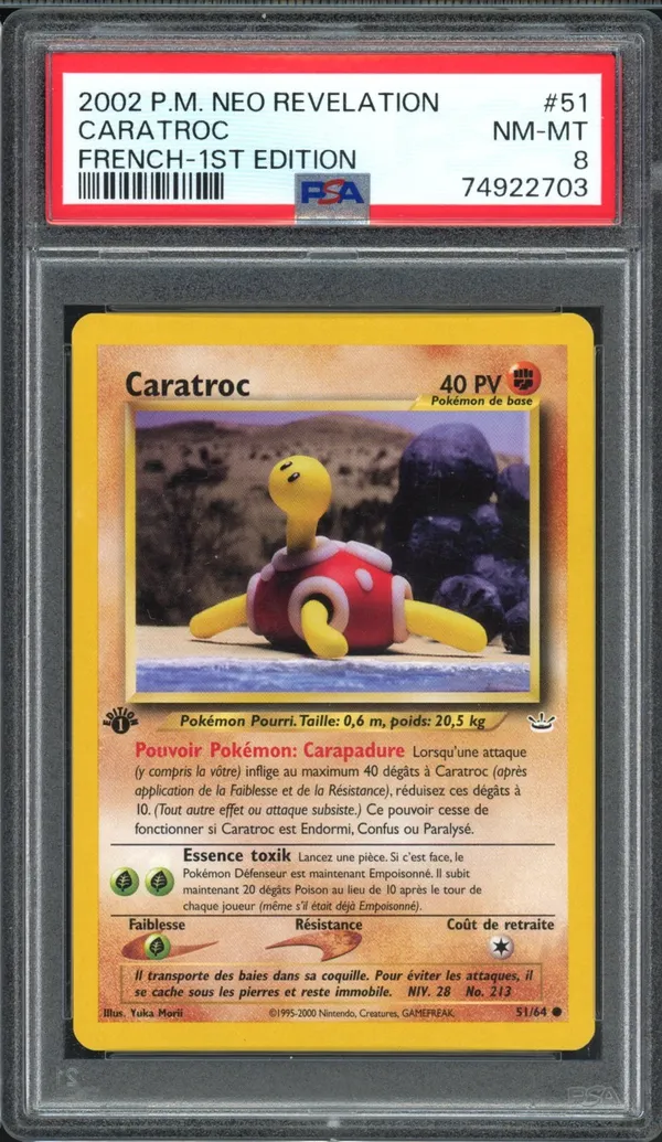 PSA 8 Caratroc