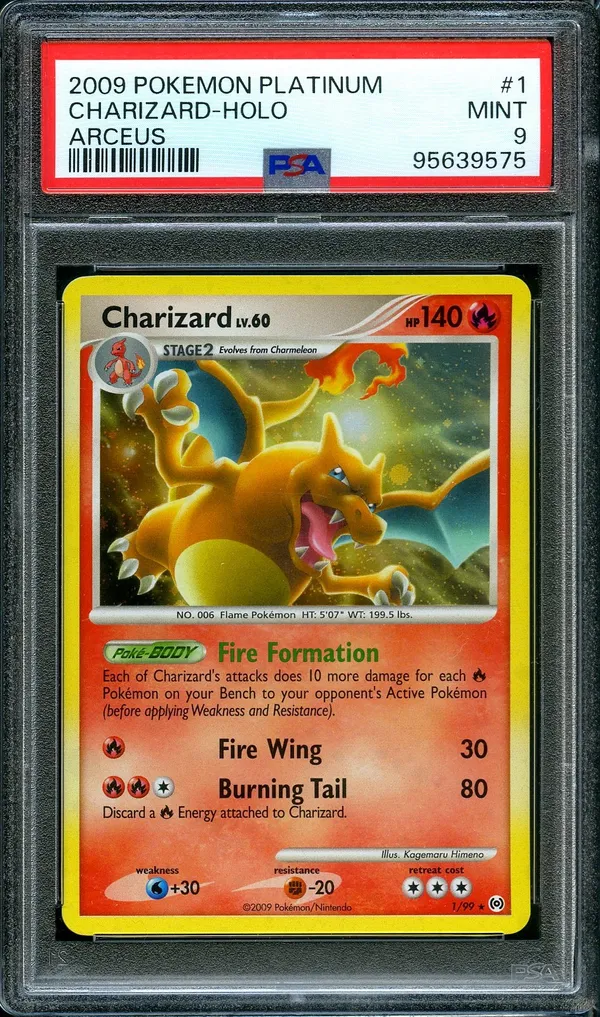 PSA 9 Charizard Holo