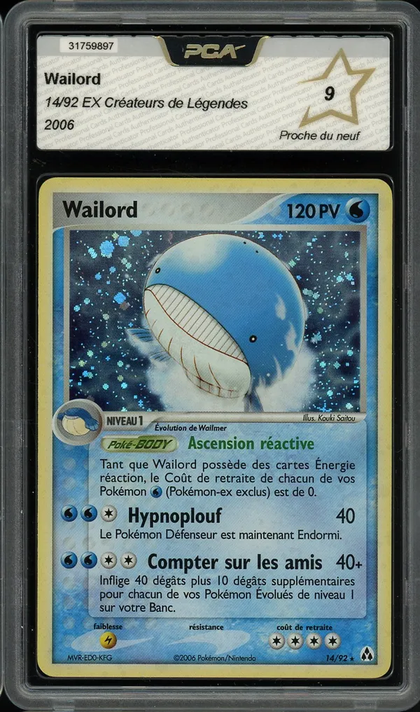 PCA 9 Wailord Holo