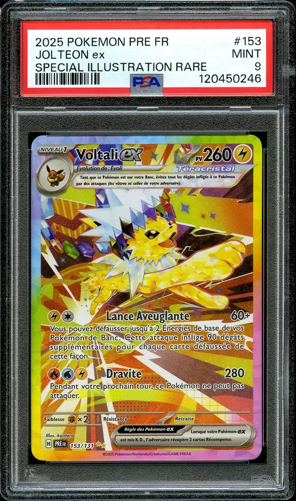 PSA 9 Voltali Ex