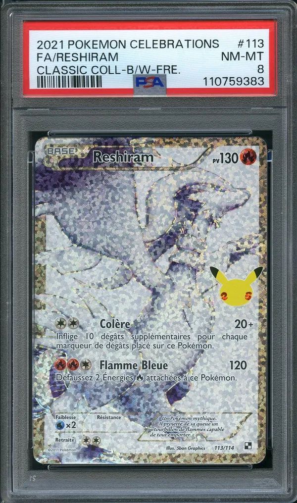 PSA 8 Reshiram