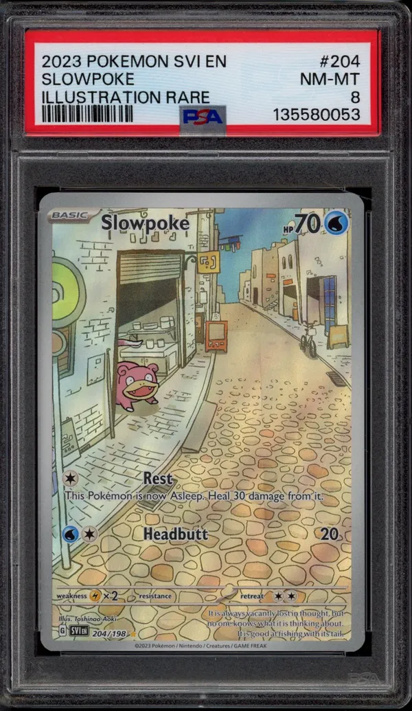 PSA 8 Slowpoke