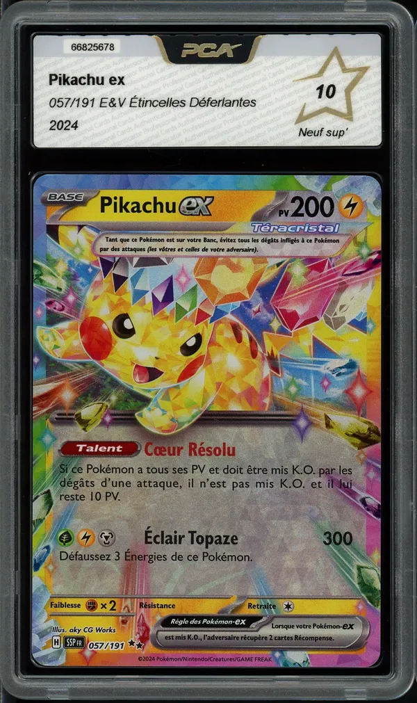 PCA 10 Pikachu Ex