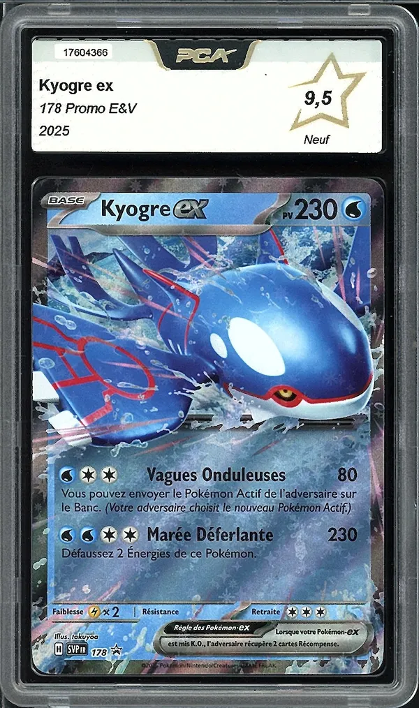 PCA 9.5 Kyogre Ex