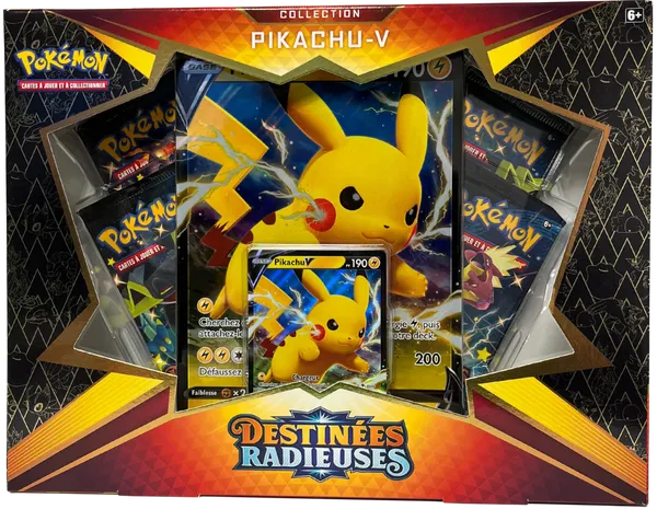 Coffret EB4.5 Destinées Radieuses Pikachu V