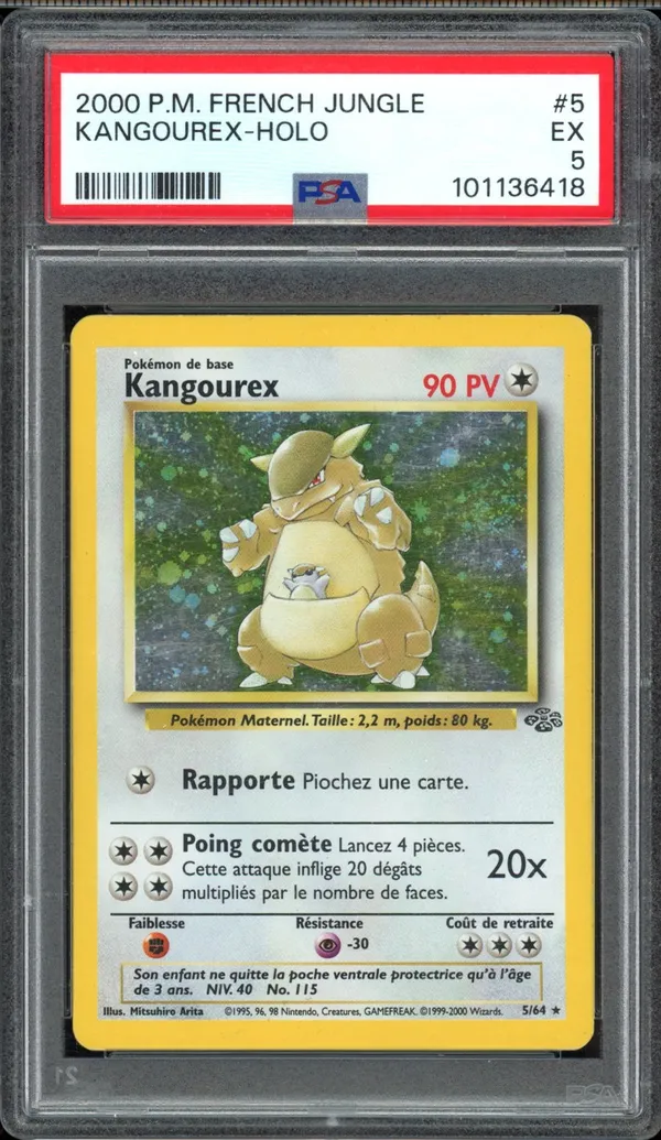 PSA 5 Kangourex Holo