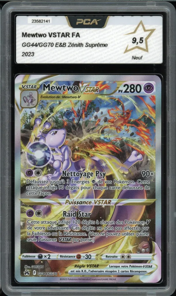PCA 9.5 Mewtwo VStar