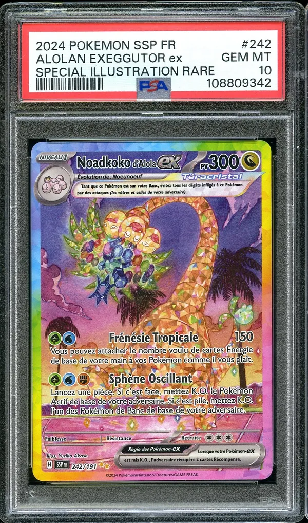 PSA 10 Noadkoko d'Alola Ex