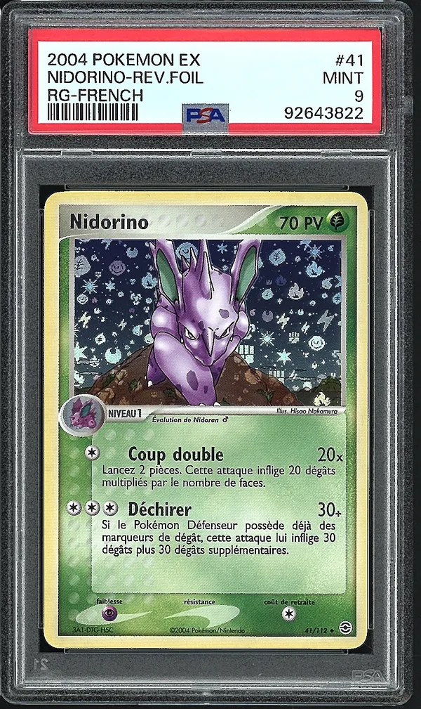 PSA 9 Nidorino Reverse