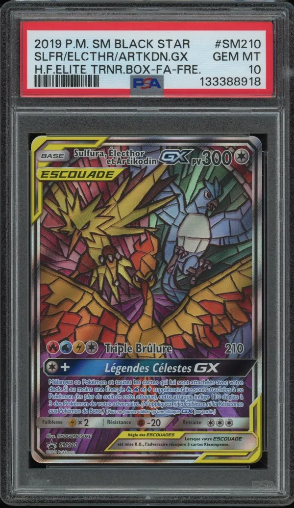 PSA 10 Sulfura, Électhor et Artikodin Gx