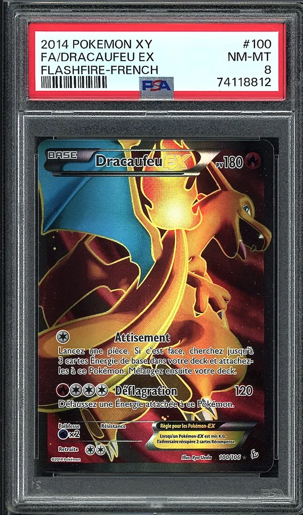 PSA 8 Dracaufeu Ex