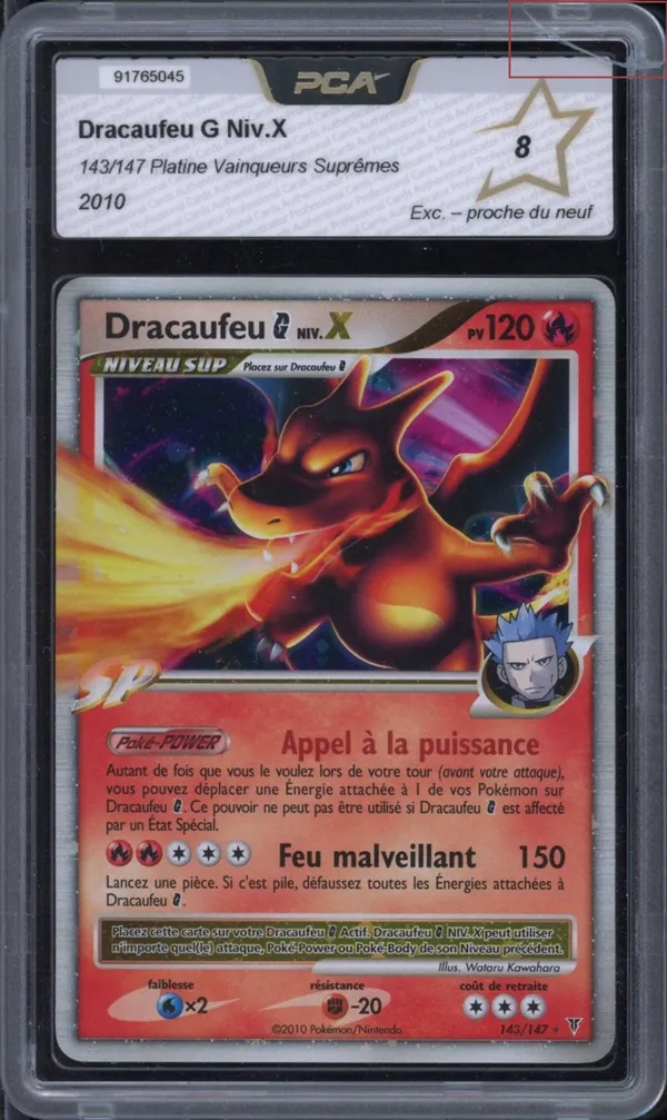 PCA 8 Dracaufeu G Niv. X