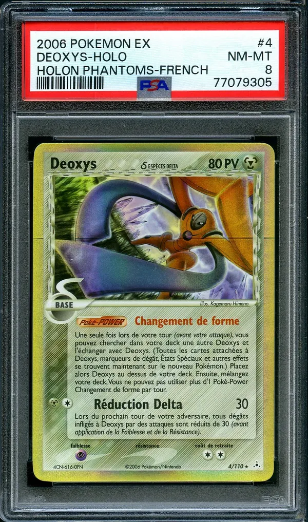 PSA 8 Deoxys Holo