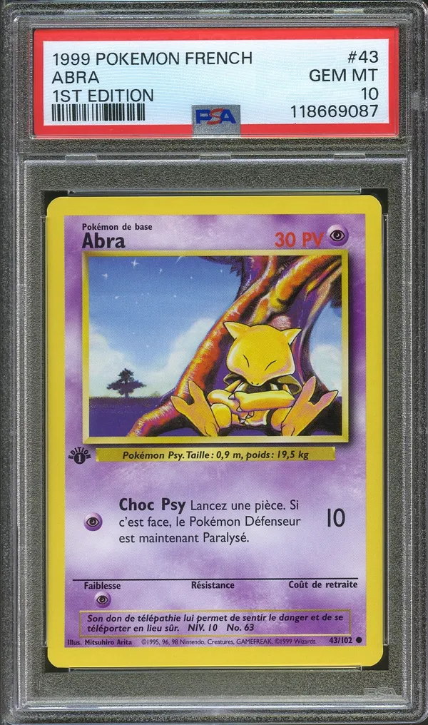 PSA 10 Abra