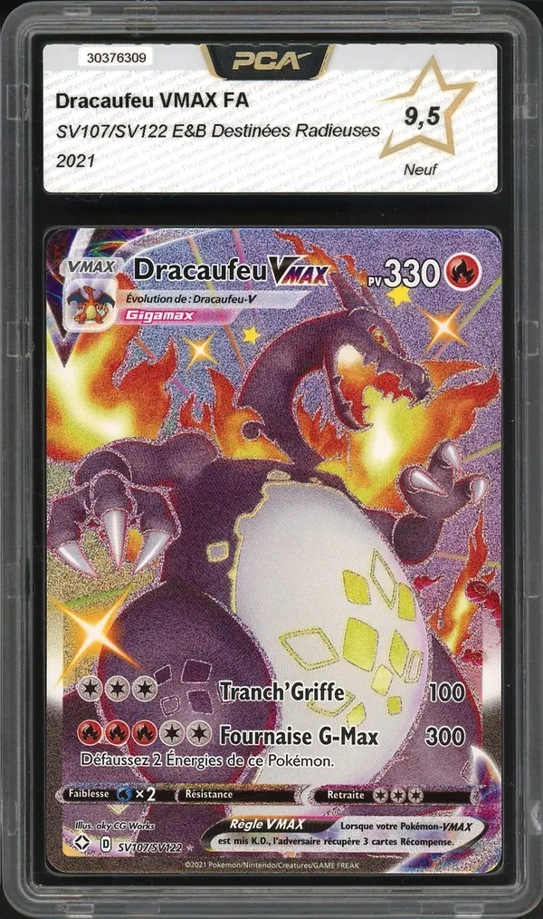 PCA 9.5 Dracaufeu VMax Shiny