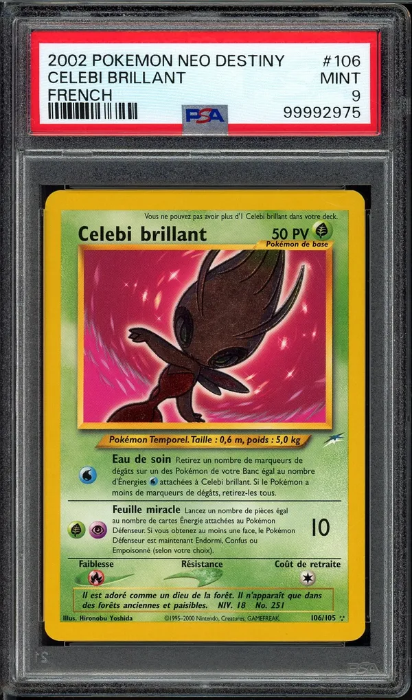 PSA 9 Celebi Brillant