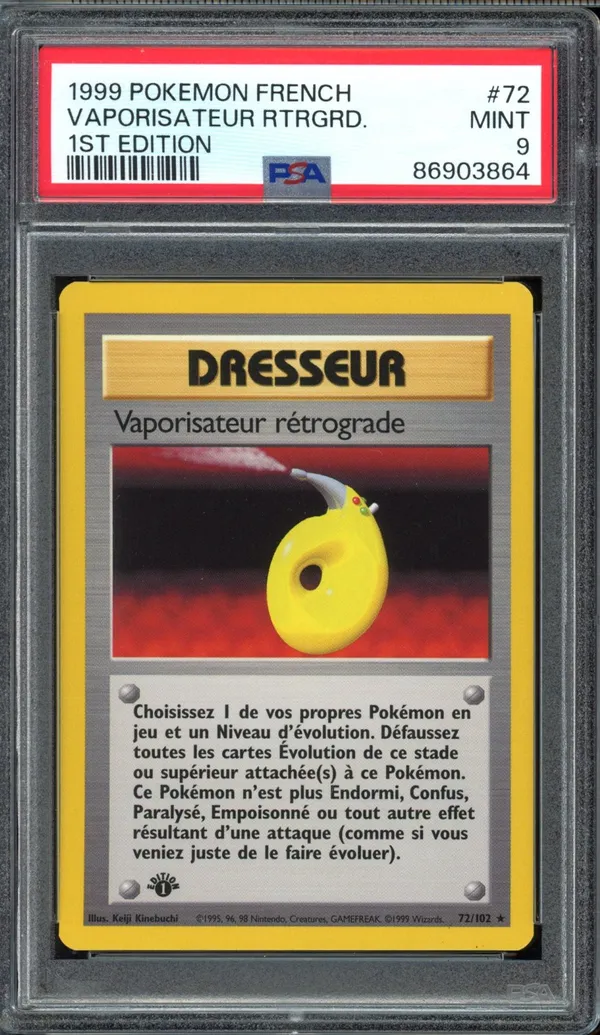 PSA 9 Vaporisateur Rétrograde