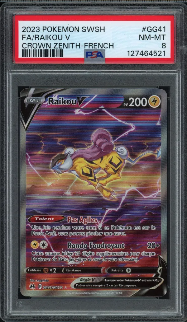 PSA 8 Raikou V