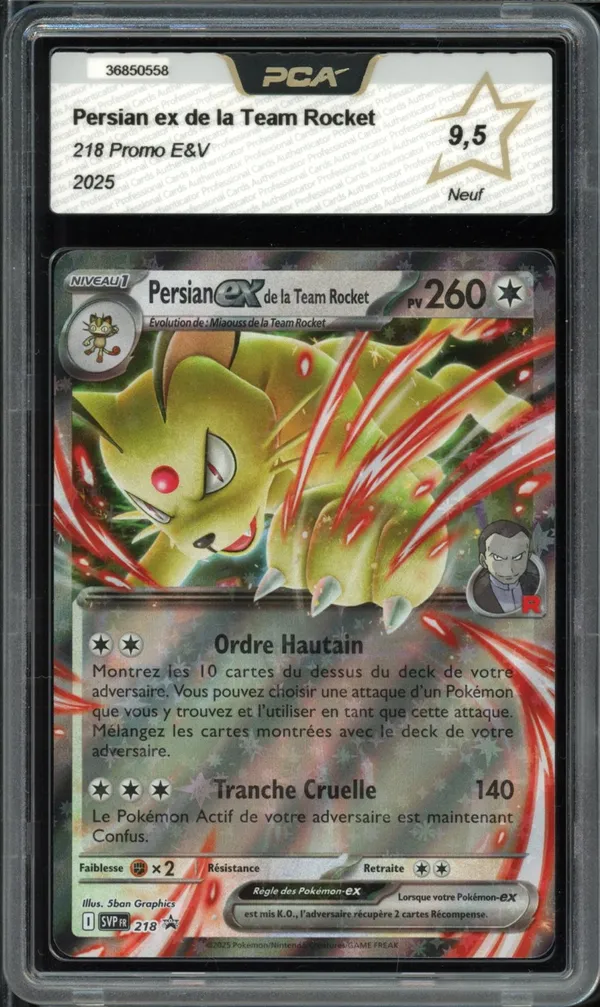 PCA 9.5 Persian Ex de la Team Rocket