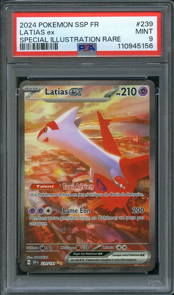 PSA 9 Latias Ex