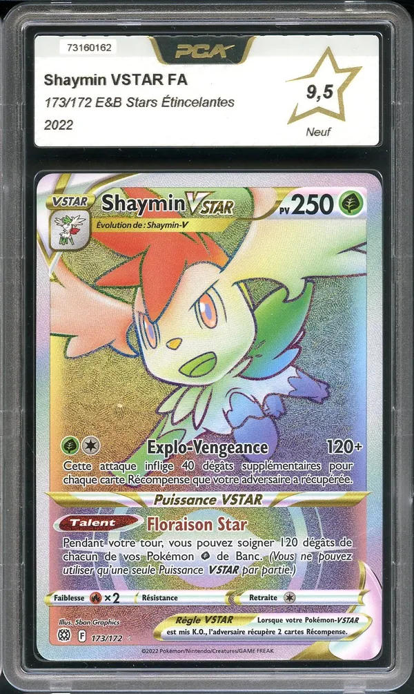 PCA 9.5 Shaymin VStar Rainbow