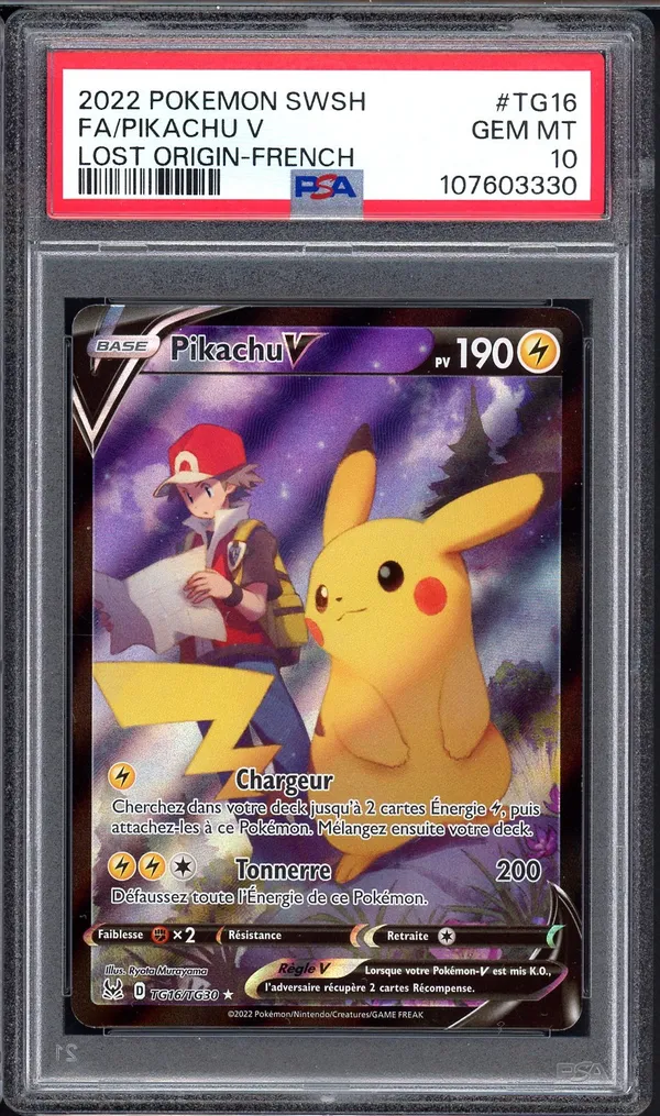 PSA 10 Pikachu V