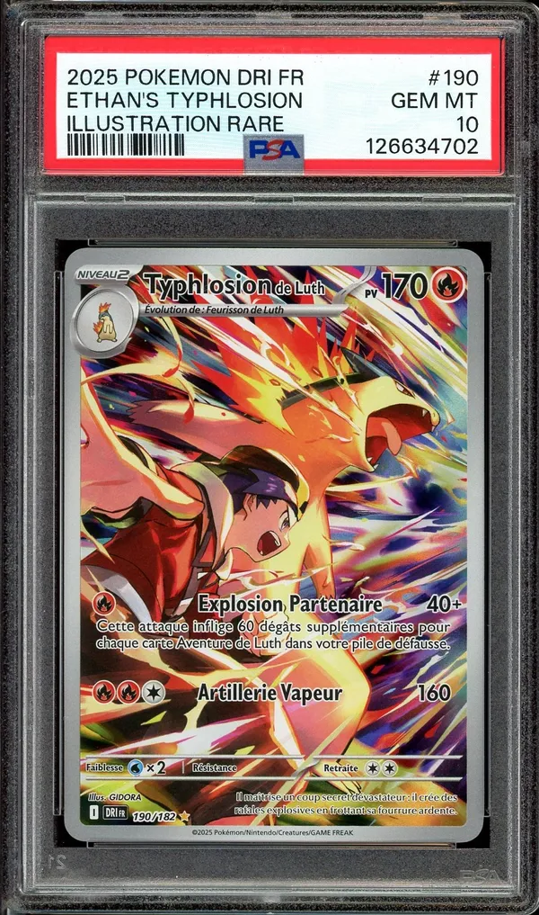 PSA 10 Typhlosion de Luth