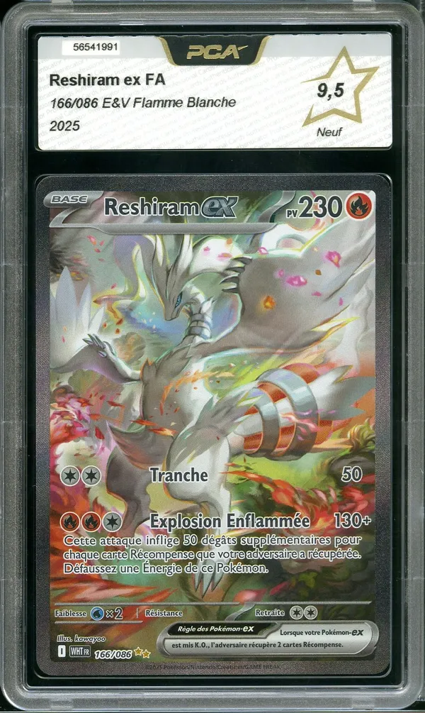 PCA 9.5 Reshiram Ex