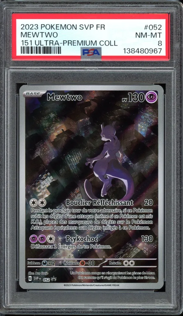 PSA 8 Mewtwo