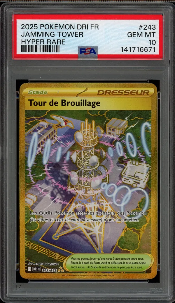 PSA 10 Tour de Brouillage Gold