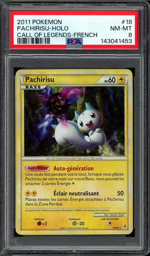 PSA 8 Pachirisu Holo