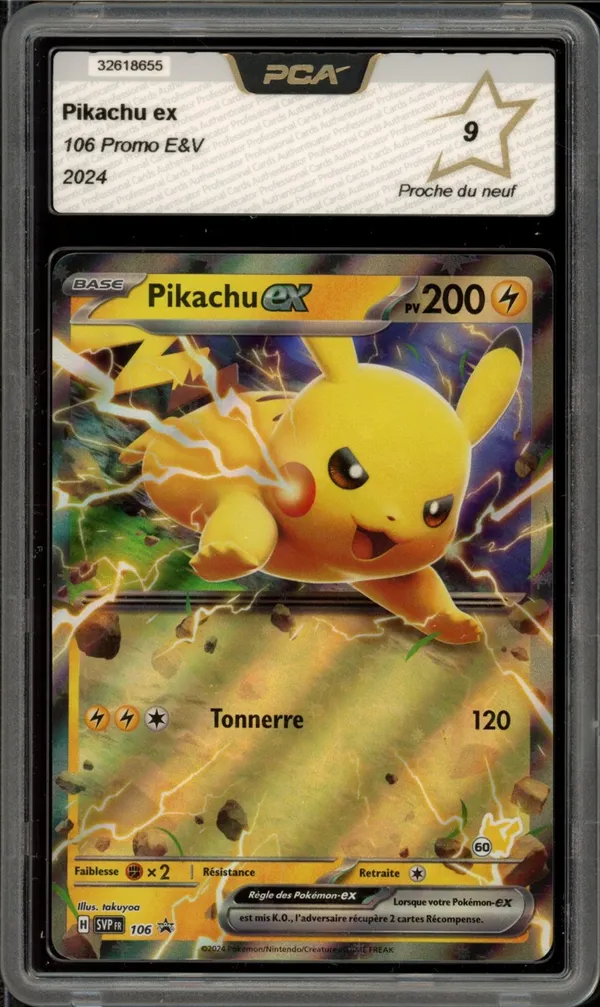 PCA 9 Pikachu Ex