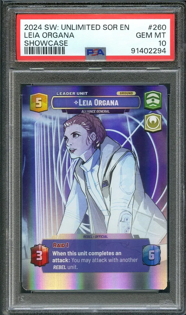 PSA 10 Leia Organa