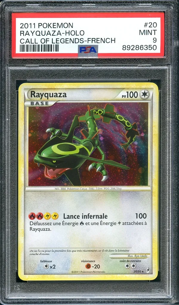 PSA 9 Rayquaza Holo