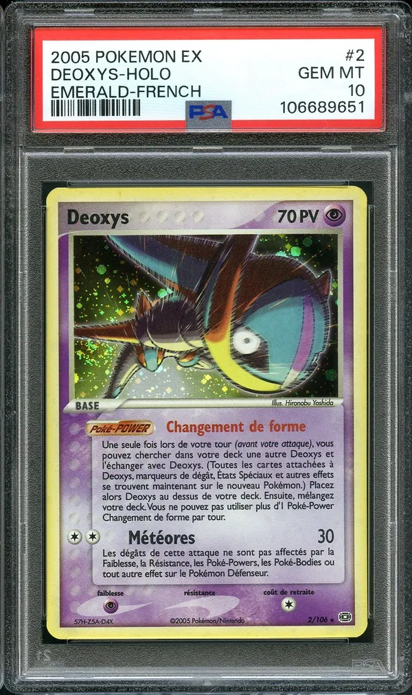 PSA 10 Deoxys Holo