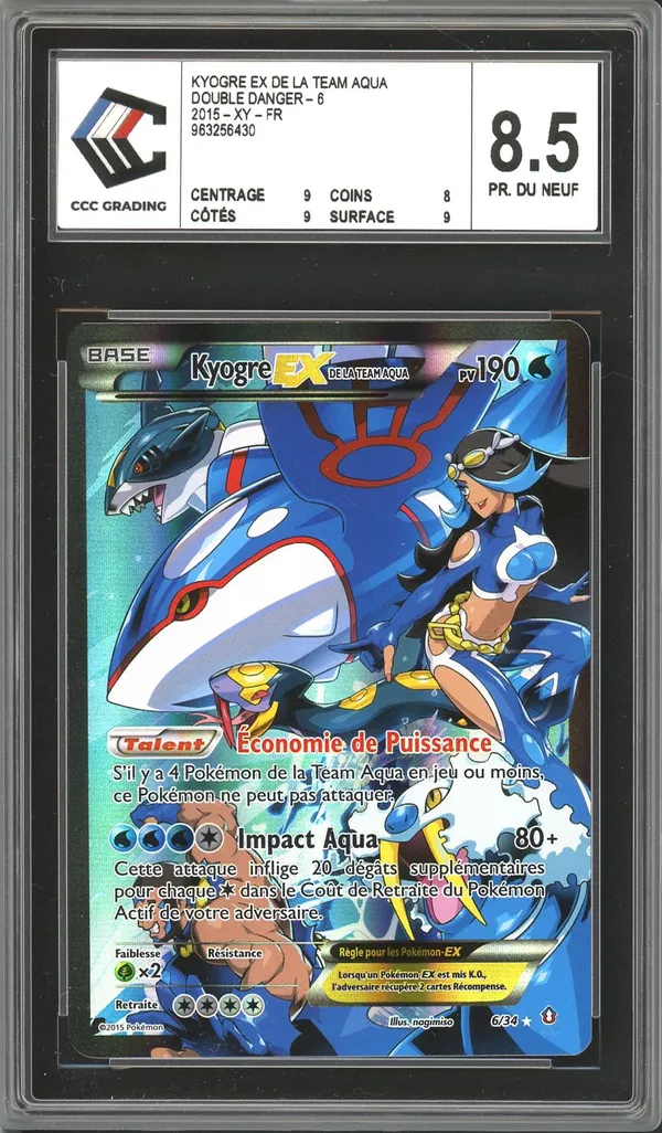 CCC 8.5 Kyogre Ex de la Team Aqua