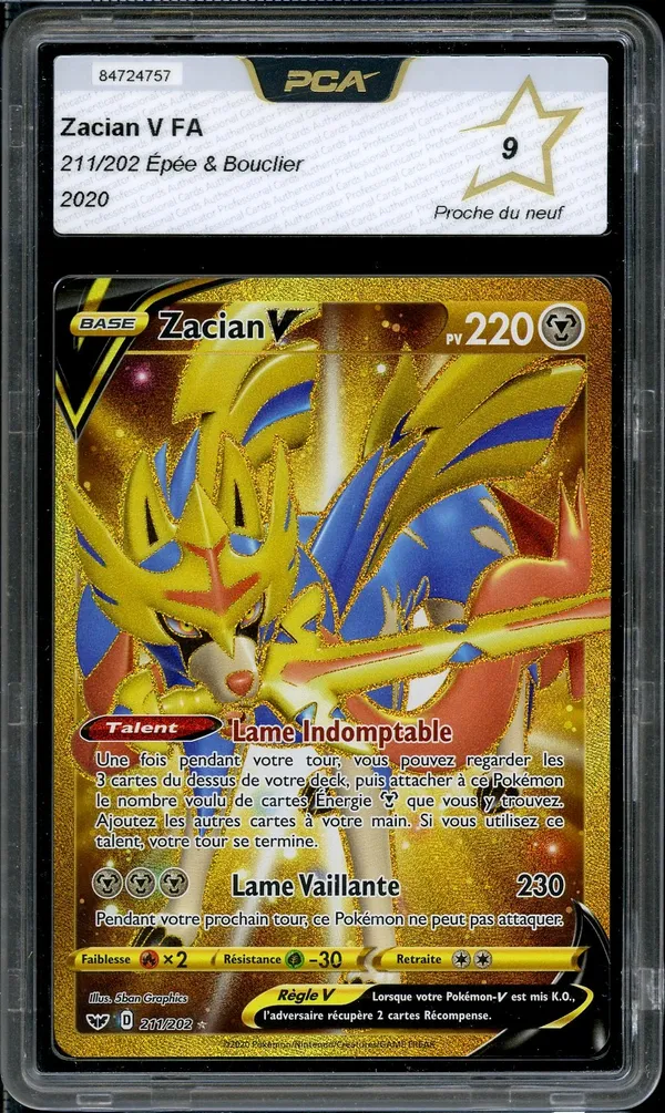 PCA 9 Zacian V Gold