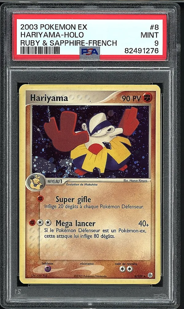 PSA 9 Hariyama Holo